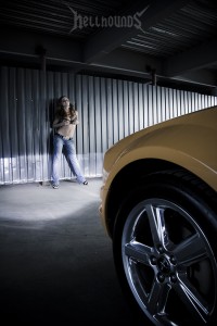 Car and Girl фото Mustang расстрел
