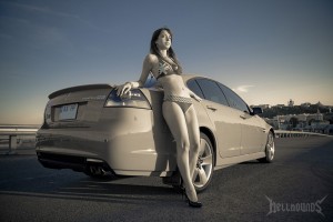 Car and Girl фото Pontiac G8 Sepia