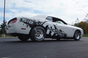 2011 Dodge Challenger Drag Pak.  Mopar is dropping a V-10 into t