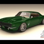 1968-Zolland-Design-Chevrolet-Camaro-Custom-Green-Front-And-Side-1024x768